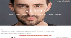 Desktop Screenshot of ajditty.com